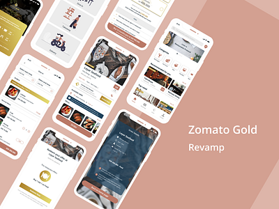 Zomato Gold Revamp mobile app ui ux