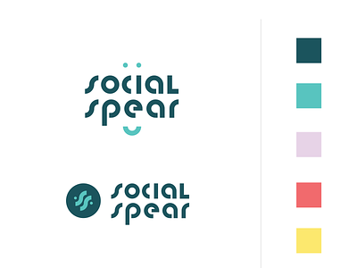 Social Spear Logo branding custom font custom logo custom type design graphic artist graphic design logo logo design minimal simple simple logo typography