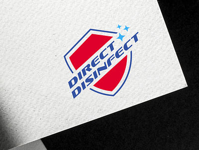 Logo design project for Direct Disinfect branding concept design director disinfection graphicdesign logo medical unique