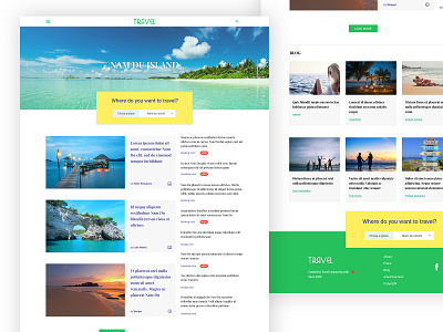 Hello Everyone! This is our travel web design. agency clean creative desert design digital font design interface landing landingpage layout minimal travel typography uxdesign vacation webdesign