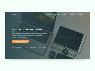 Personal Company Landing Page