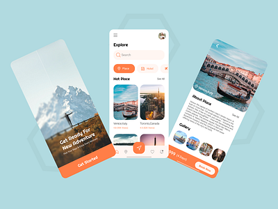 Travel adventure android app application concept design destination explore graphic design ios mobile app travel travelling ui uiux user experience user interface ux