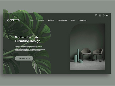 Website design for furniture design company