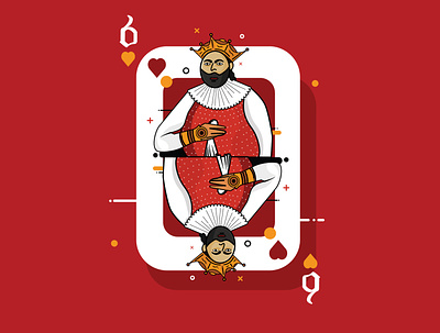 King Rajasinghe card culture illustrator king king card sri lanka srilanka visual design