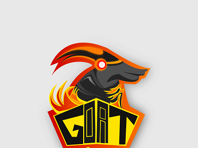 Gaming Logo GOAT gaming design illustration inkscape logo