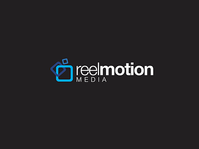 Reel Motion Media branding creative creative design design logo logo design media modern sans serif video production