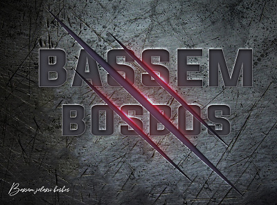 Bassem jelassi "bosbos" art design typography web