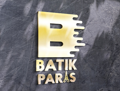 BATIK PARIS design illustration illustrator logo vector