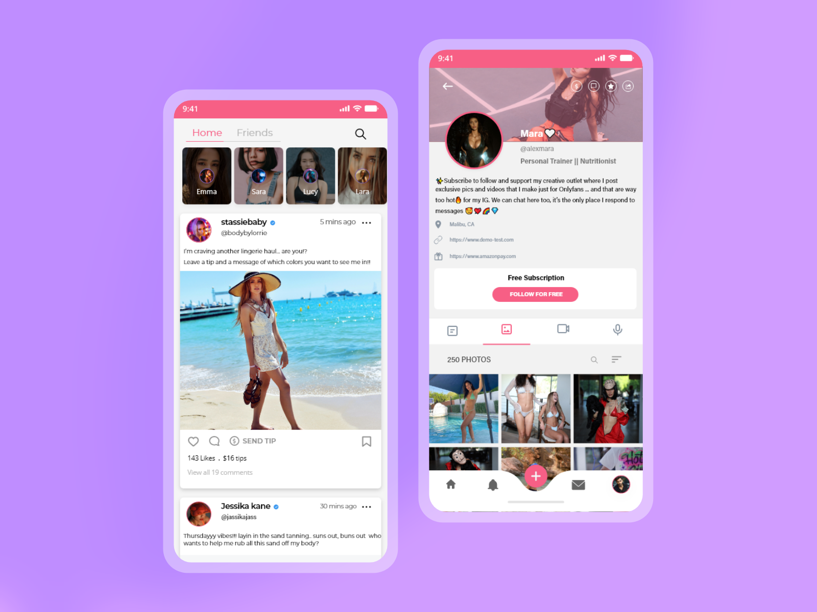 Onlyfans Clone App by Harish Jee on Dribbble