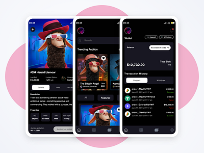 NFT Marketplace - Mobile App