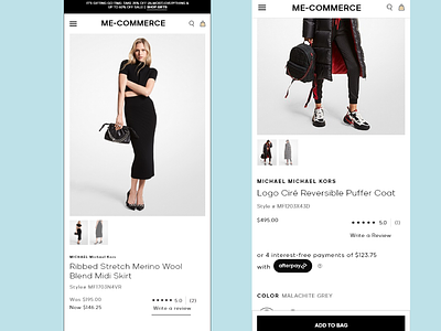 ME-Commerce Fashion apps