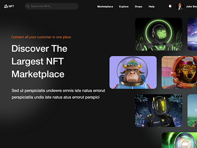 Search the marketplace, Pack NFTs