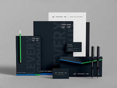 LeverX Group branding black brand brand book branding business card creative design graphic assets graphic design guides identity logo style guide