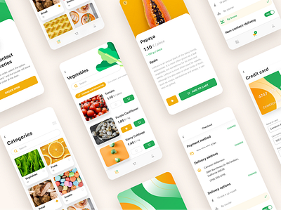 Food Delivery App app book card delivery design drapolly social app ui ui ux ui design ux uxui