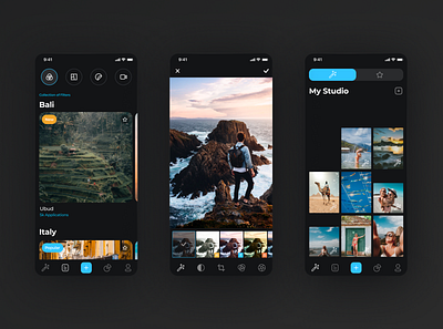 Photo Assistant App app mobile photo ui