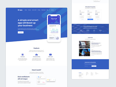 App Landing page