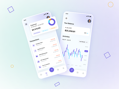 Fintech e-wallet app