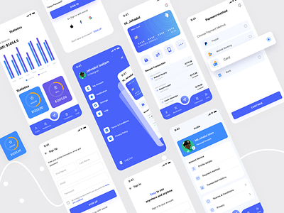 E-Wallet mobile app 2021 apps apps design branding concept creative design mobile design product design trand ui ui design uiux ux design