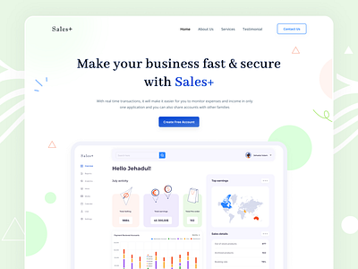 Saas Landing Page