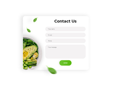 Contact Us Form design ui ux web web design webdesign website
