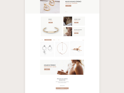 Jewelry online store design airy clear design e shop interface jewelry store jewerly online store simple ui userinterface ux web web design webdesign website white