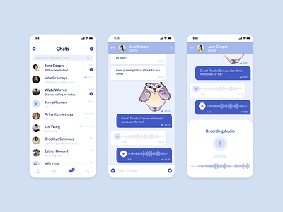 Messaging Mobile App (Telegram Redesign)