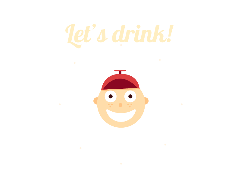 Let's drink! beer character coca cola coke drink flat flat animation flat character flat hand inspiration