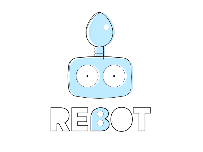 REBOT | Logo Animation 3d after effects animation brand design c4d lamp logo logo animation motion graphics robot text text animation