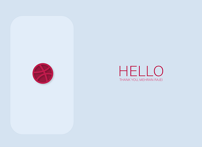 Hello dribbble dribbble firstshot graphic design graphic designer graphicdesign hello hello dribbble my first shot welcome