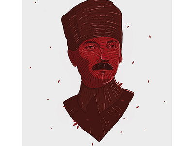 Atatürk Portre Çalışması illustration photoshop portrait