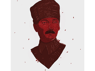 Atatürk Portre Çalışması illustration photoshop portrait