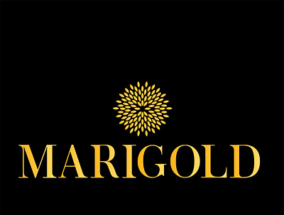 Marigold branding design graphic design illustration logo typography ui ux vector