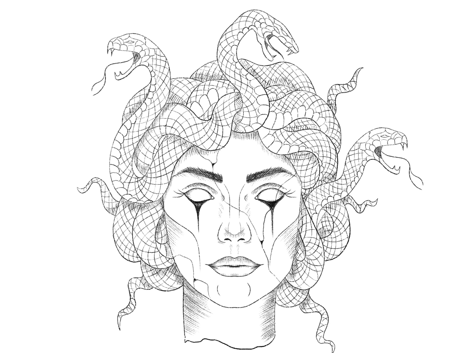 Medusa Tattoo Design by Simone Van Zyl on Dribbble