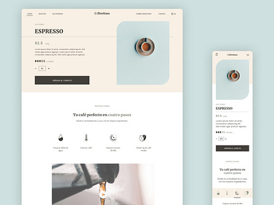 Product detail · Online Coffee shop
