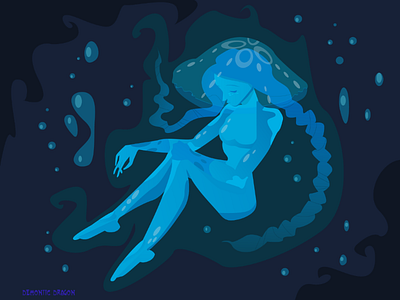 J-fish medusa jellyfish blubber