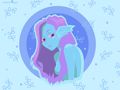 Mermaid character oc mermaid
