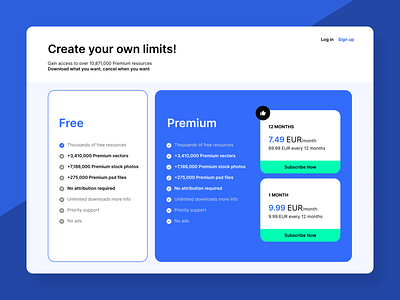 Pricing Page