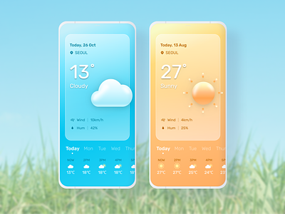Weather app app dailyuichallenge design figma forecast mobile mobile app mobile app design ui ux weather weather app weather forecast weather icon
