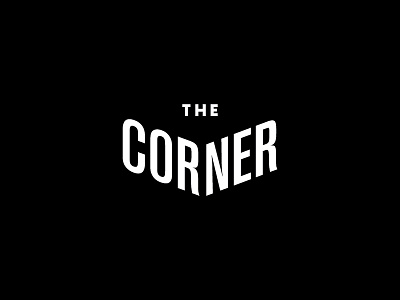 The Corner brand corner design identity illustrator logo vector