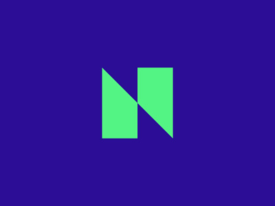 N Mark branding design identity logo mark n sign