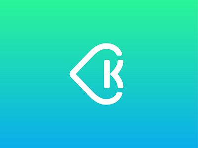 K + Heart brand branding design health health care heart identity k k letter k logo logo mark