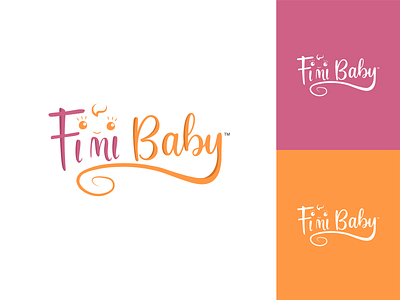 Logo design for Fimibaby app branding design flat icon illustration illustrator logo minimal typography