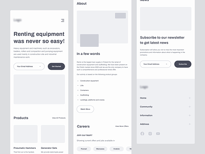 Mobile - Wireframes