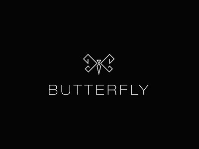 Butterfly fashion brand design. Men suits.