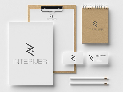 ZG interiors branding design flat illustration illustrator logo logo design minimal typography vector