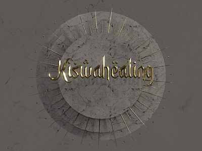 Kiswahealing 3d african arabic debut debutshot geometric kenya kiswahili lettering mombasa nairobi typography