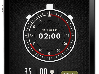 Timer for Army Fitness App app clock leather timer