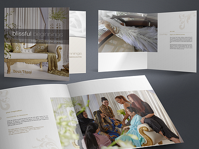 Wedding Brochure branding brochure design layouts wedding collaterals
