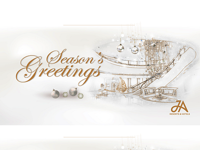 Festive Greetings christmass festive greeting card xmass