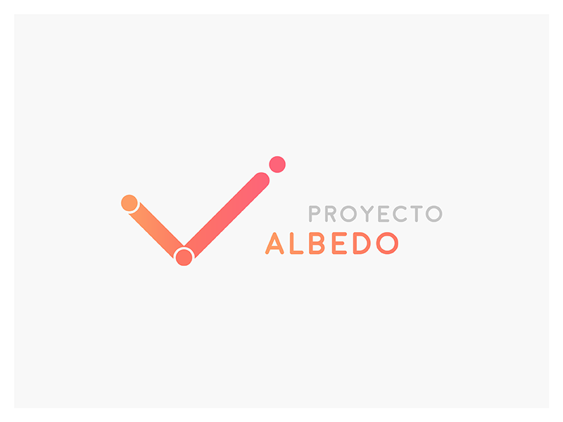 Logotype Albedo Project victory v effect albedo tick security